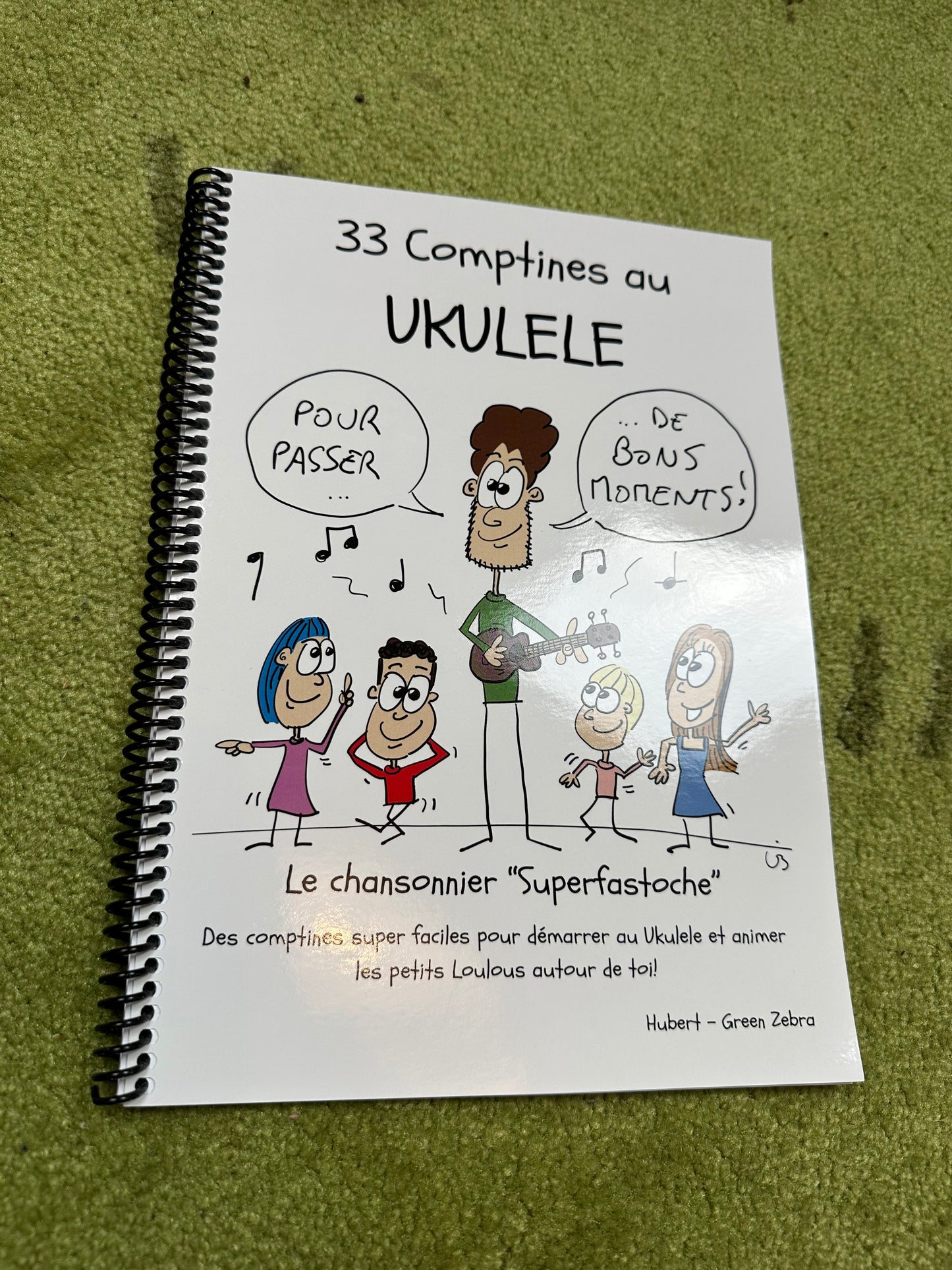 Livre: 33 comptines au Ukulele pour passer de bons moments